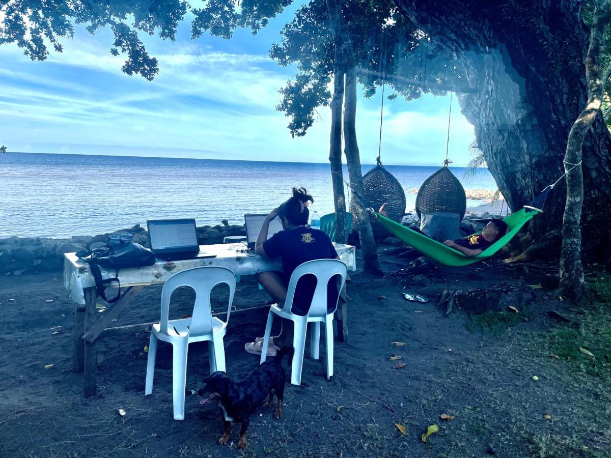 Borbon'S Treehouse By The Sea Bed & Breakfast Мамбаджао Екстериор снимка